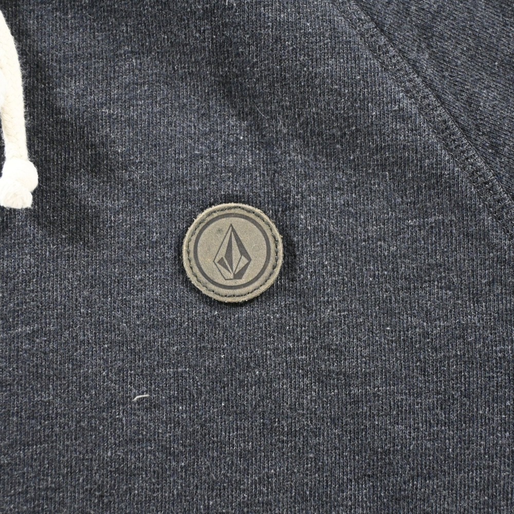 Volcom Mens Classic Fit Full Zip Hoodie Size M Charcoal Gray Heather - Picture 4 of 10